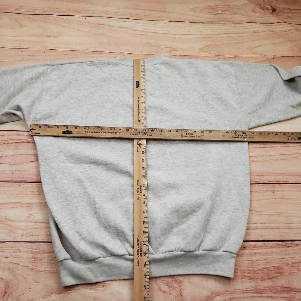 Vintage Wisconsin Badgers Sweatshirt Mens XL Gray NCAA Crewneck Football‎ 90s *